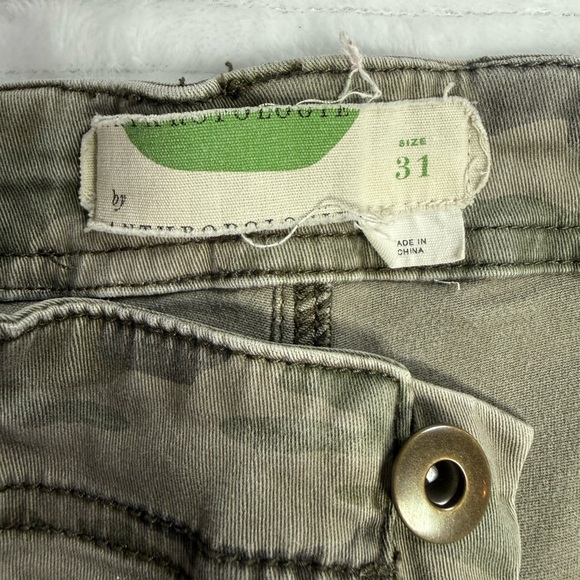Anthropologie Camo Mavis Cargo Pants Size 31 - Picture 4 of 7